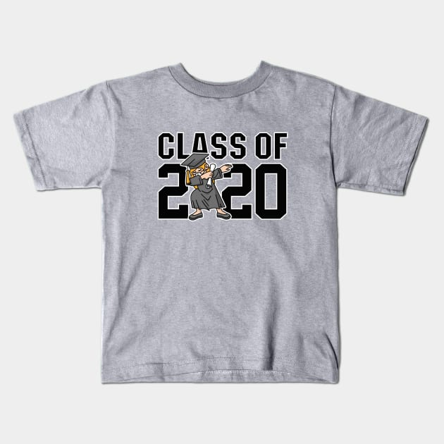 Class of 2020 graduation Corona dab dabbing girl senior Kids T-Shirt by LaundryFactory